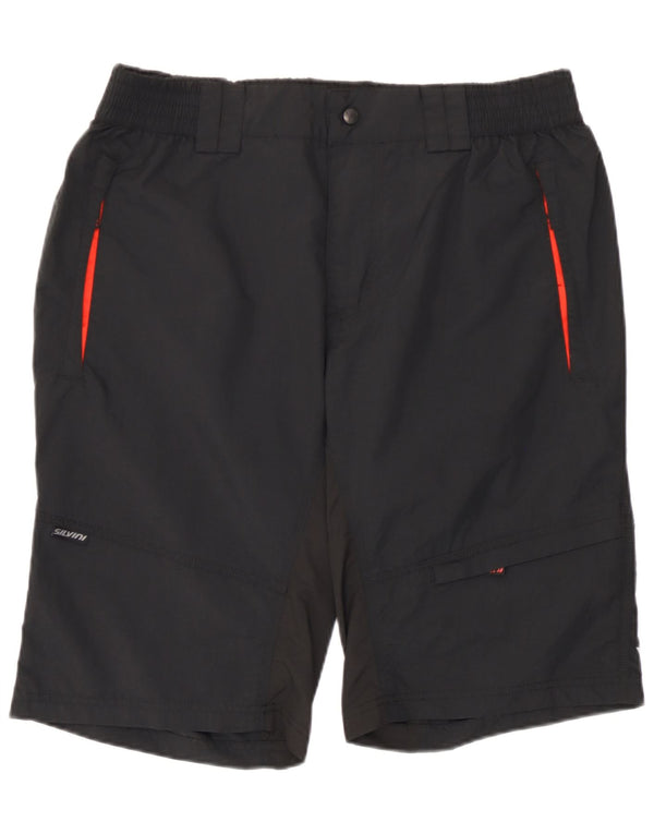 Silvini Mens Shorts Large W34  Black Polyester