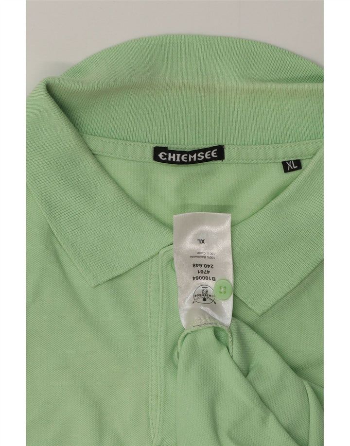 CHIEMSEE Mens Polo Shirt XL Green Cotton