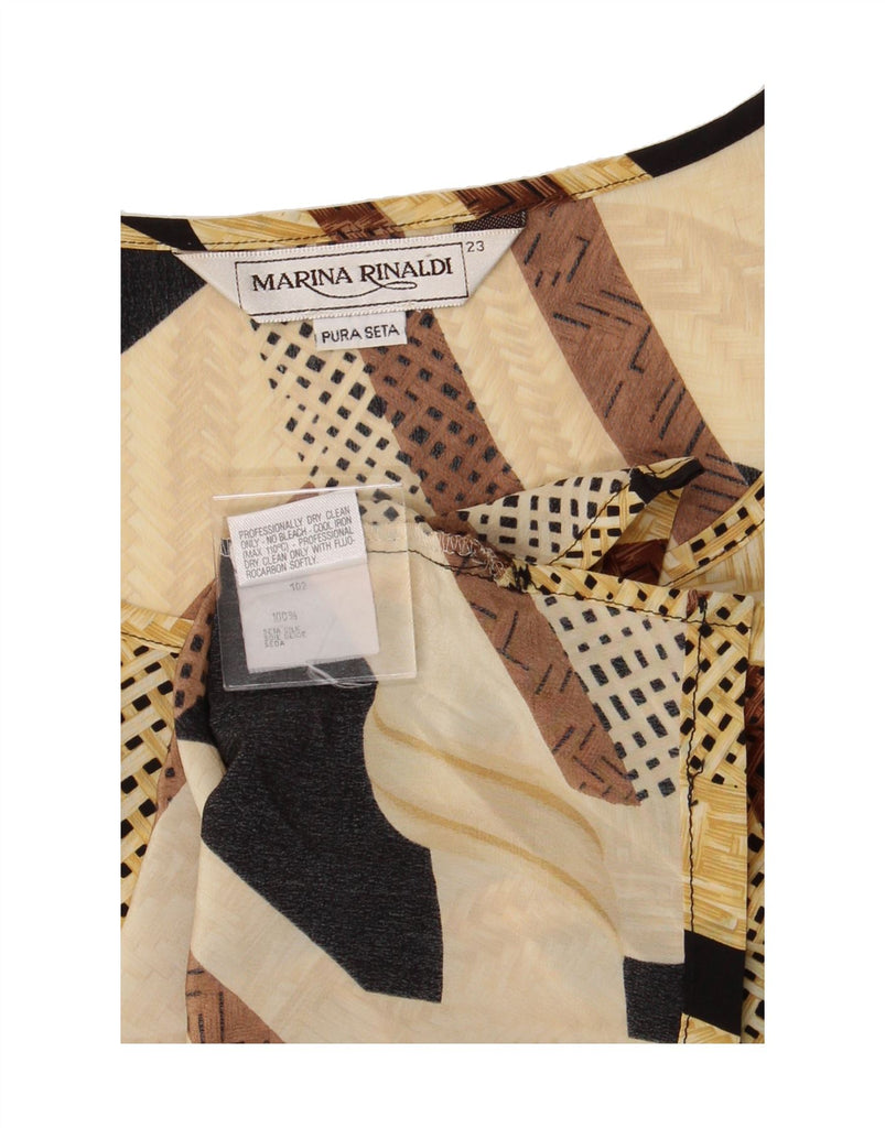 MARINA RINALDI Womens Sleeveless Blouse Top Size 23 Medium Multicoloured Vintage Marina Rinaldi and Second-Hand Marina Rinaldi from Messina Hembry 