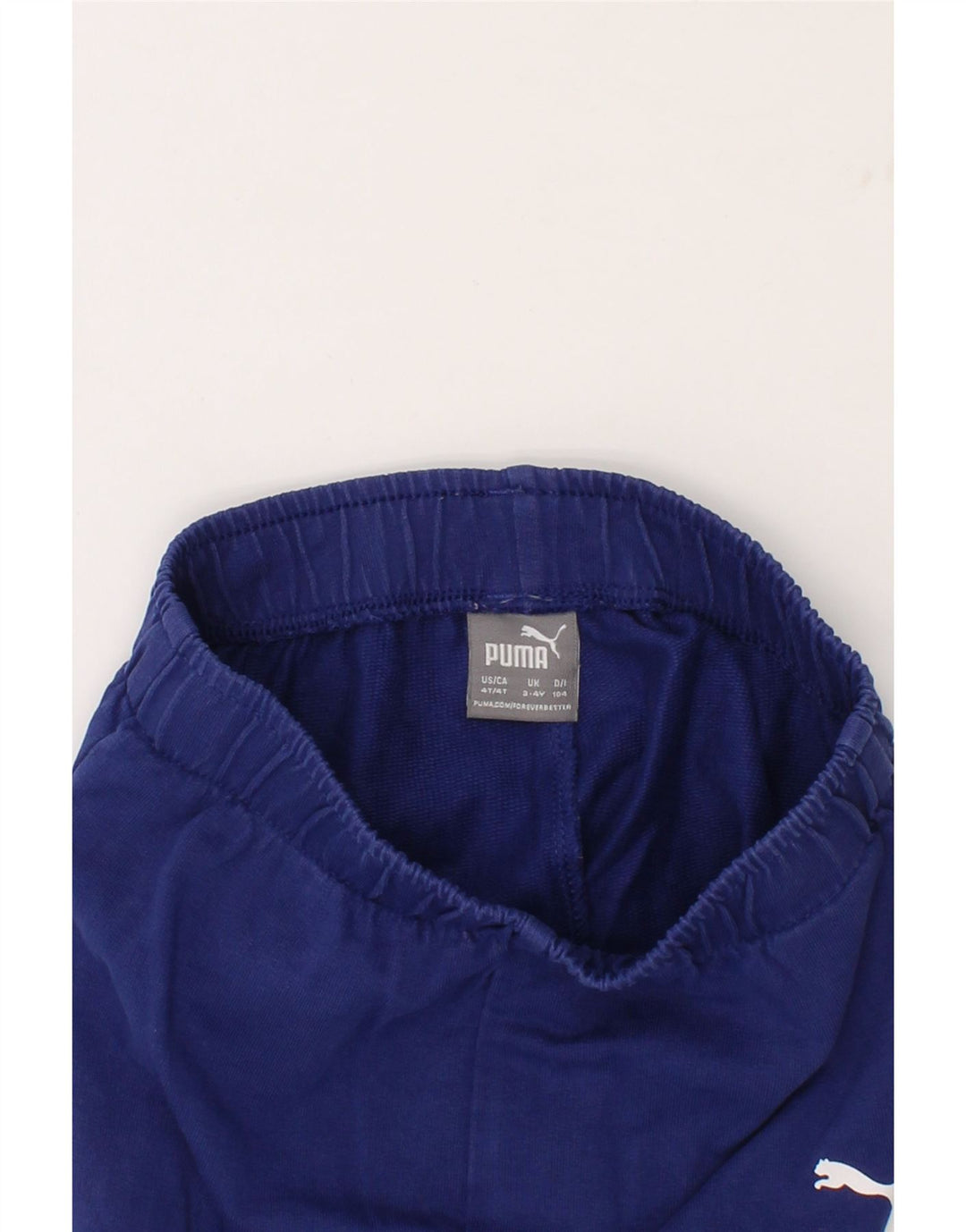 PUMA Boys Tracksuit Trousers Joggers 3-4 Years Blue Cotton Vintage Puma and Second-Hand Puma from Messina Hembry 