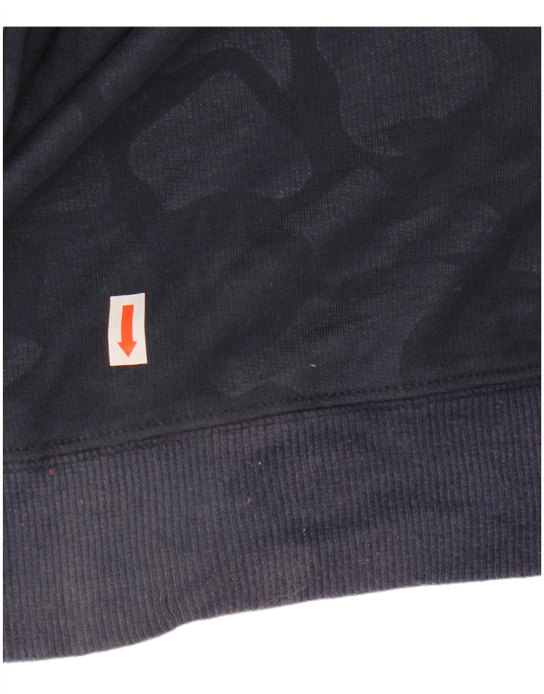 ADIDAS Womens Oversized Sweatshirt Jumper UK 10 Small  Navy Blue