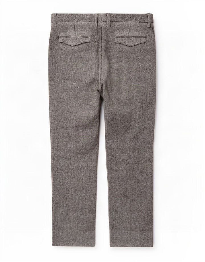 Marks & Spencer Mens Autograph Suit Trousers W36 L28 Grey Herringbone