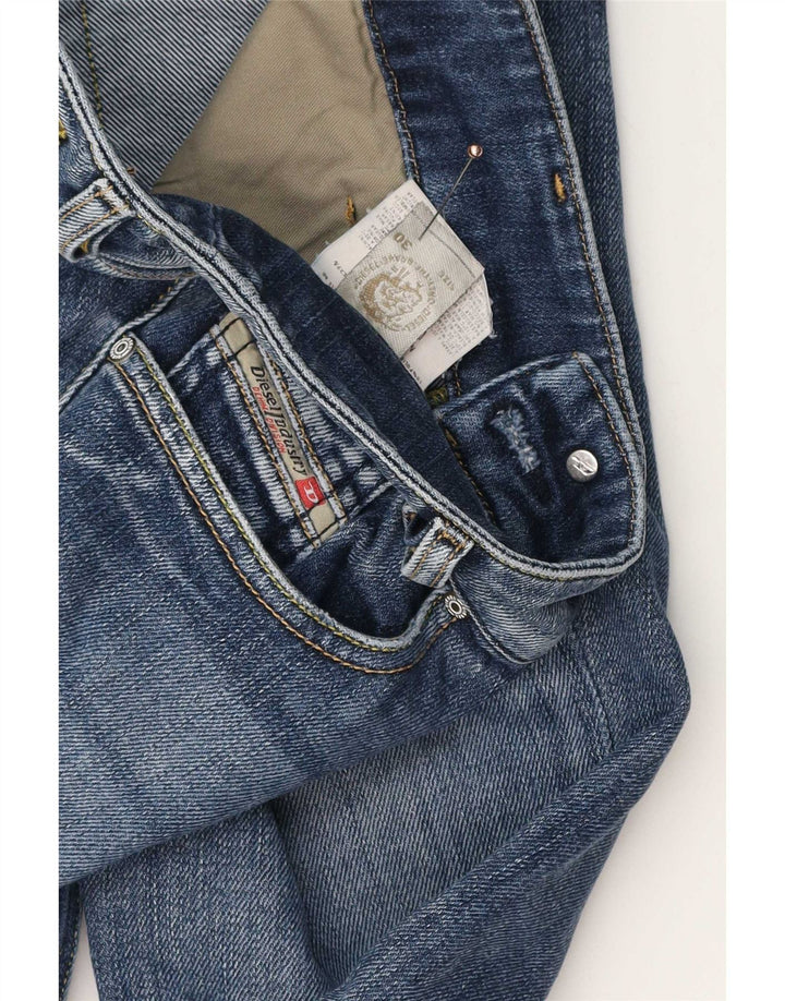 Diesel Womens Bootcut Jeans W30 L27 Blue Cotton