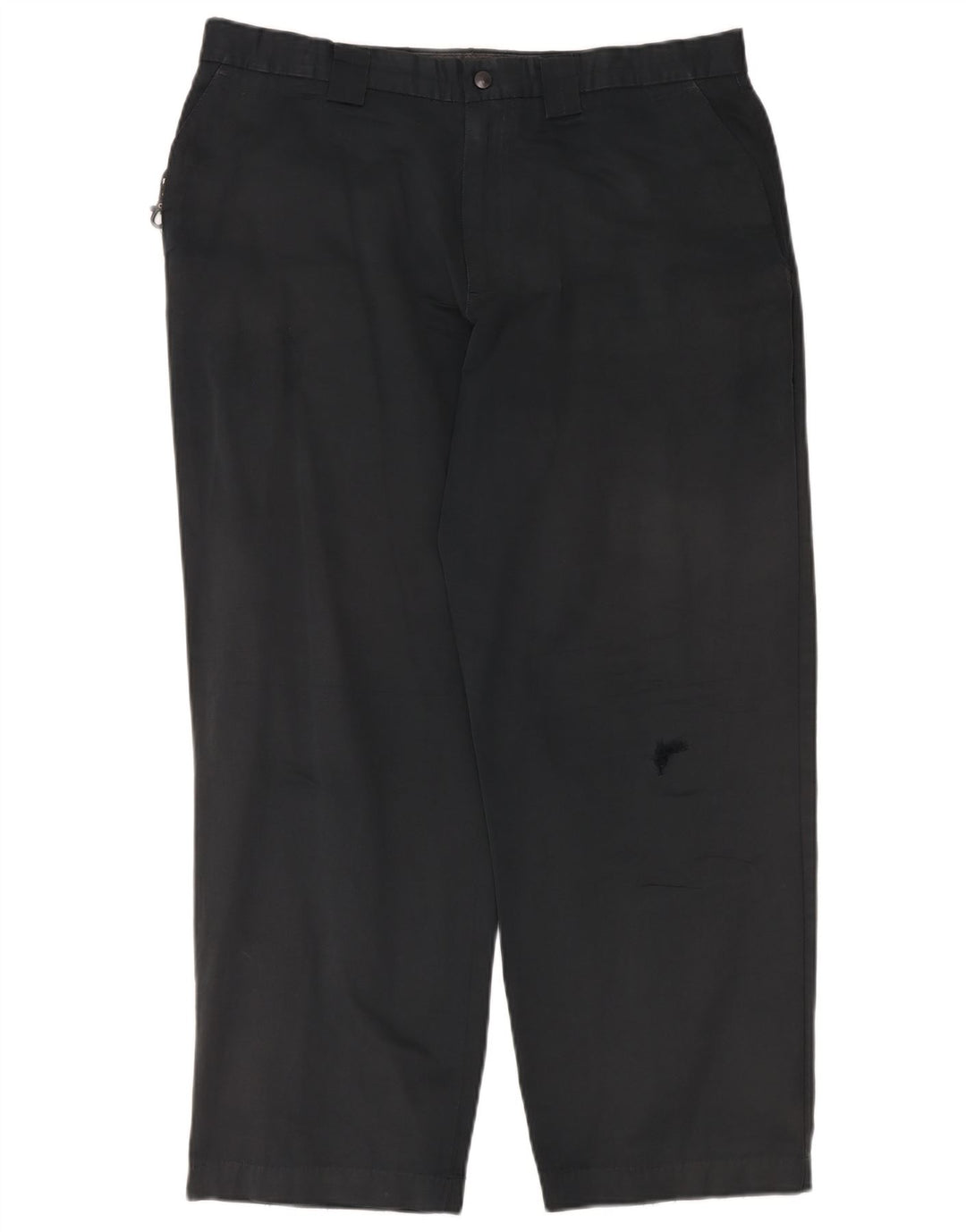 Marks & Spencer Mens Blue Harbour Straight Chino Trousers W36 L29 Navy