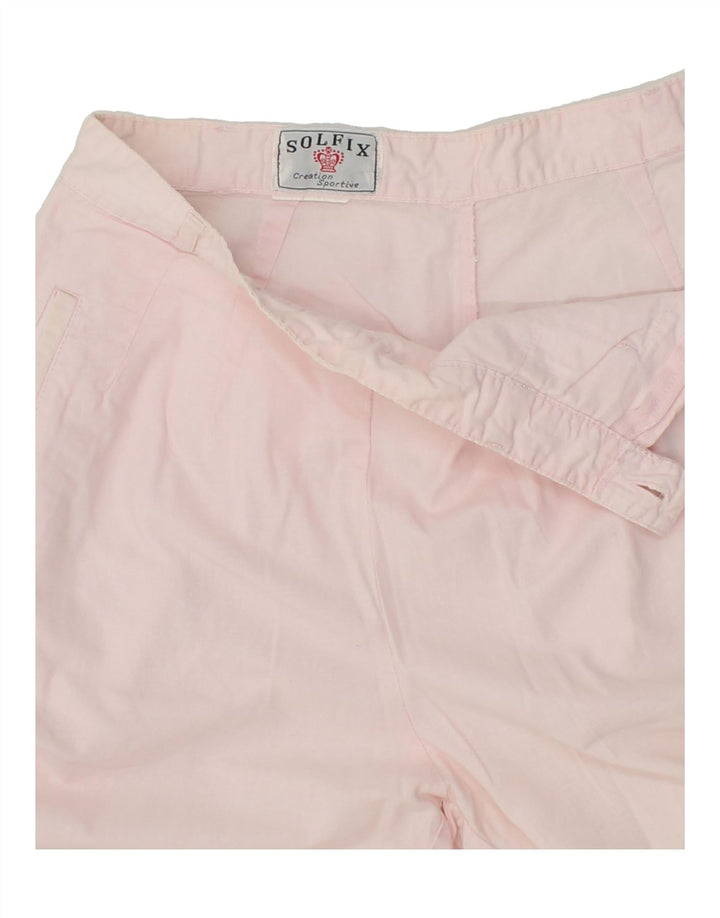 VINTAGE Womens Slim Chino Trousers W26 L31 Pink Vintage Vintage and Second-Hand Vintage from Messina Hembry 