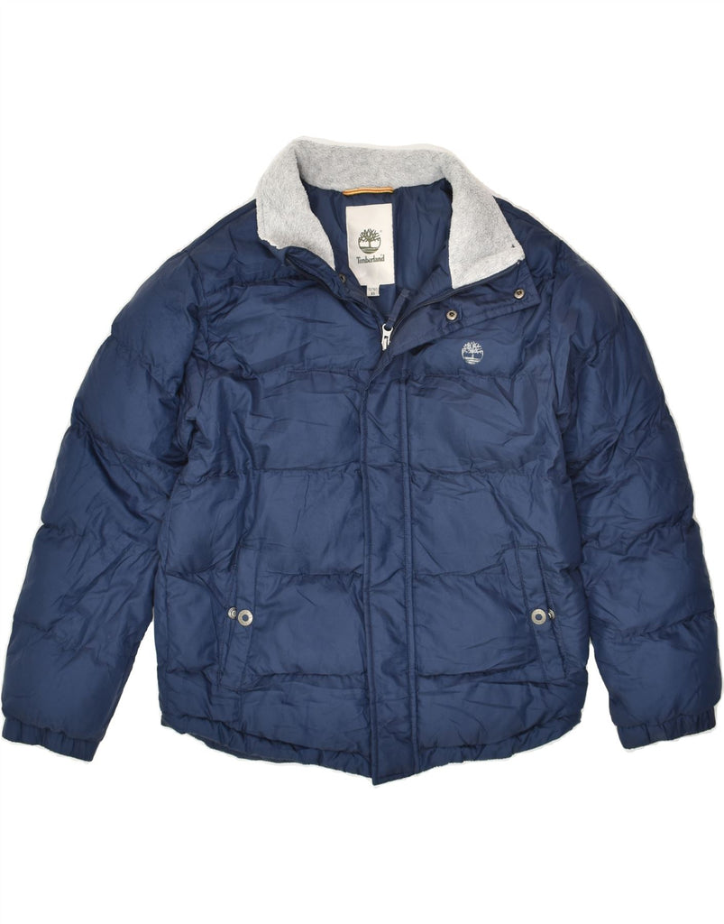 TIMBERLAND Boys Padded Jacket 11-12 Years Navy Blue | Vintage Timberland | Thrift | Second-Hand Timberland | Used Clothing | Messina Hembry 