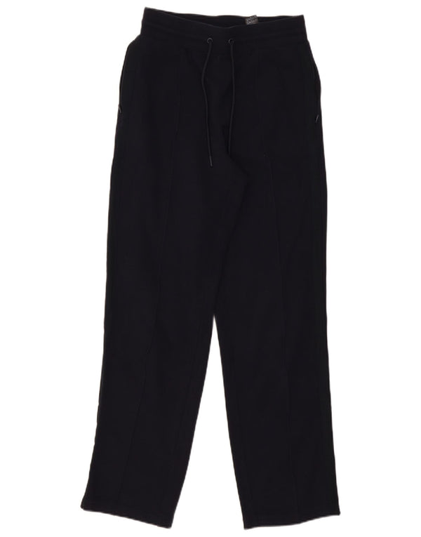 Marks & Spencer Womens Tracksuit Trousers UK 8 Small Navy Blue Cotton