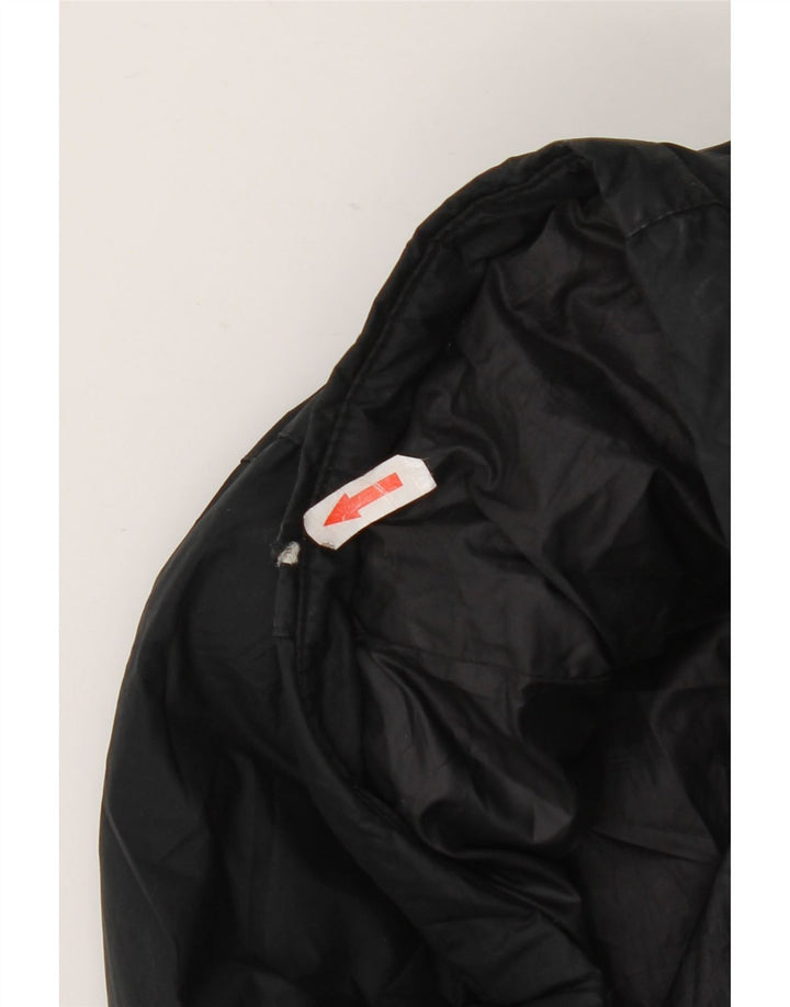 Nike Boys Hooded Padded Jacket 13-14 Years XL Black Polyester