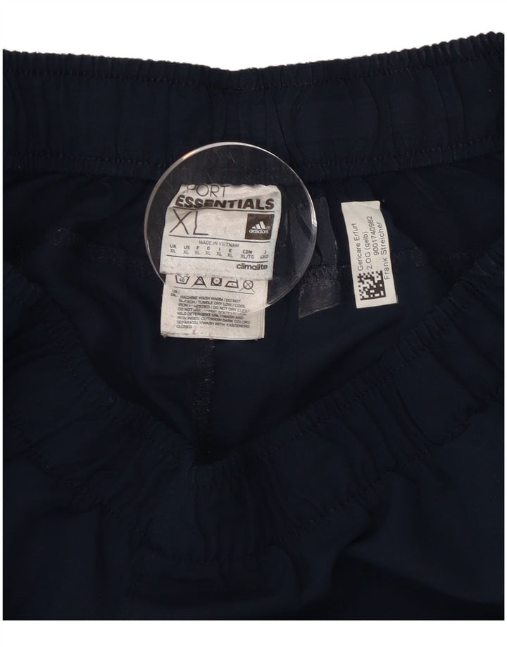 Adidas Mens Tracksuit Trousers XL Navy Blue Polyester
