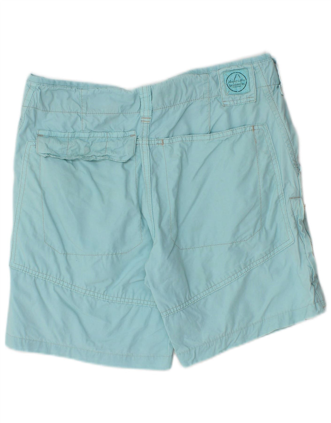 Murphy & Nye Mens Sailmakers Casual Shorts W31 Medium Blue Cotton