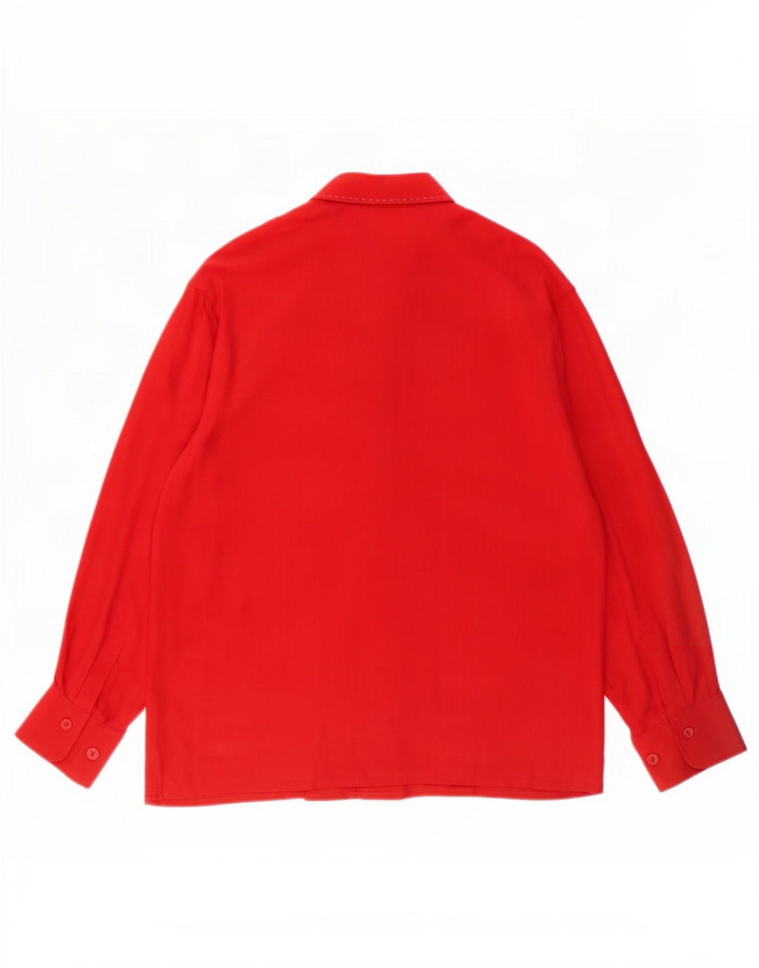 Gabrielle Womens Shirt Blouse UK 16 Large Red Acetate