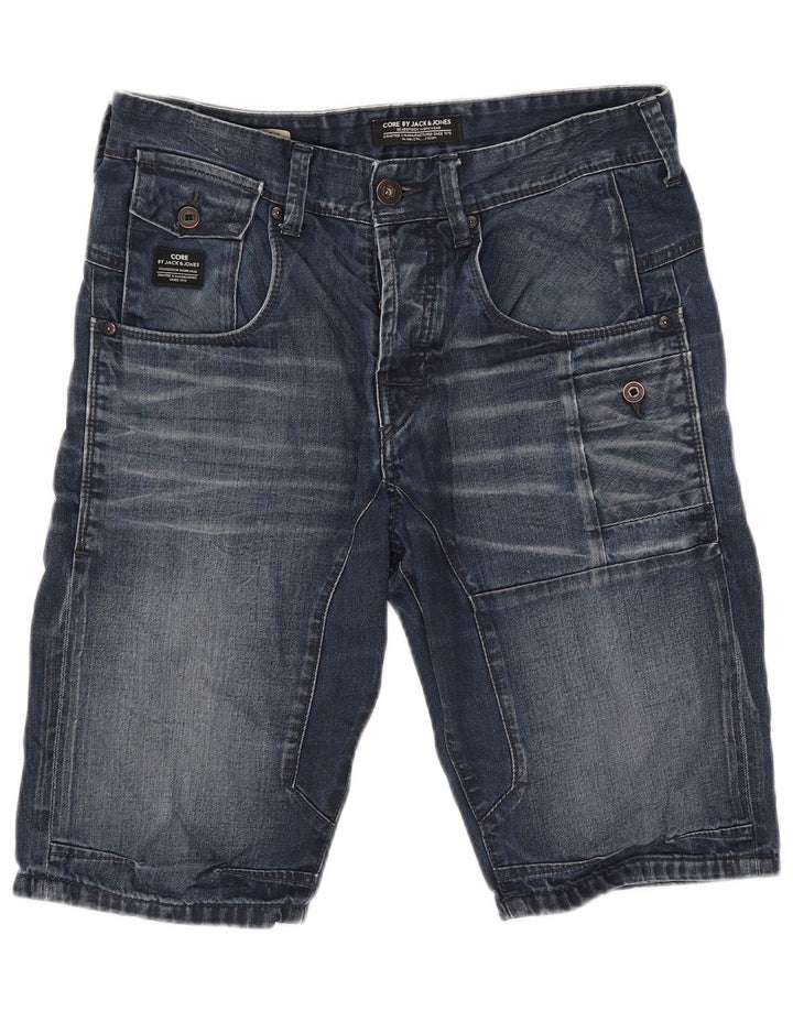 Jack & Jones Mens Denim Shorts W32 Medium Blue