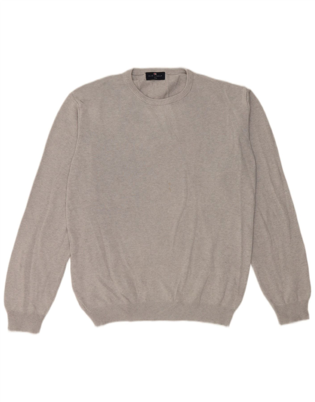 Marks & Spencer Mens Crew Neck Jumper Sweater UK 38/40 Medium Grey