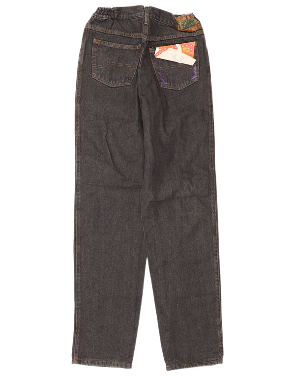 Pepperino Girls Tapered High Waist Jeans 15-16 Years W26 L32 Grey Cotton