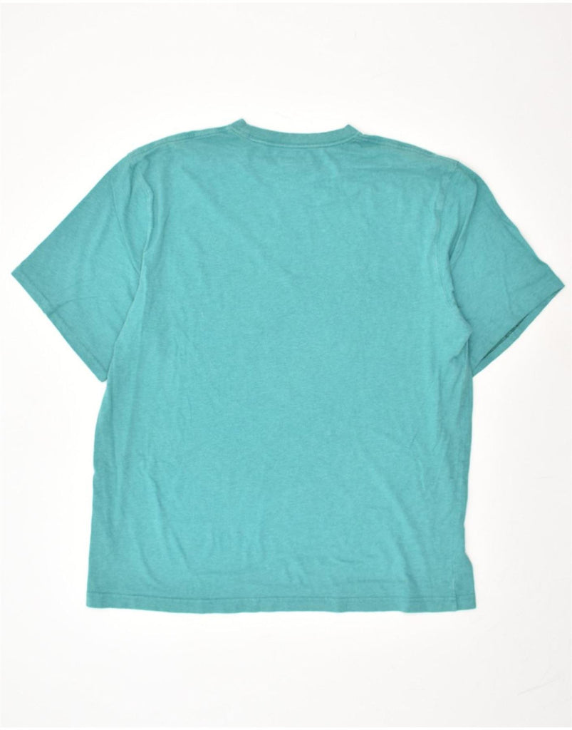 L.L.BEAN Mens Traditional Fit T-Shirt Top Large Turquoise Cotton | Vintage L.L.Bean | Thrift | Second-Hand L.L.Bean | Used Clothing | Messina Hembry 