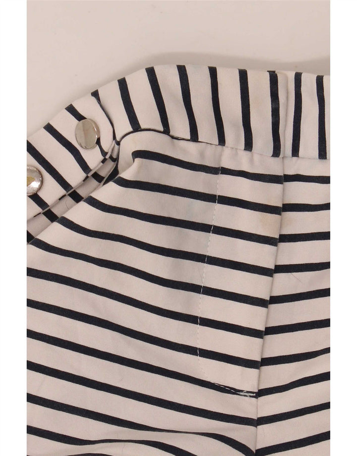 Zara Womens Regular Casual Shorts XS W28 White Striped