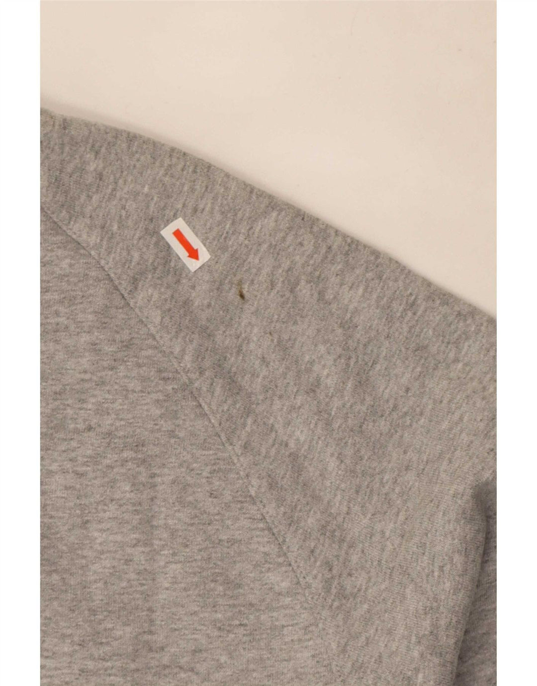 Adidas Mens Sweatshirt Jumper Large Grey Flecked Cotton