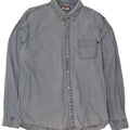 Carrera Mens Denim Shirt XL Blue Cotton