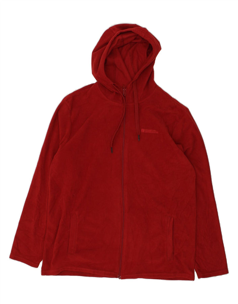 MOUNTAIN WAREHOUSE Mens Zip Hoodie Sweater Large Red Polyester | Vintage Mountain Warehouse | Thrift | Second-Hand Mountain Warehouse | Used Clothing | Messina Hembry 