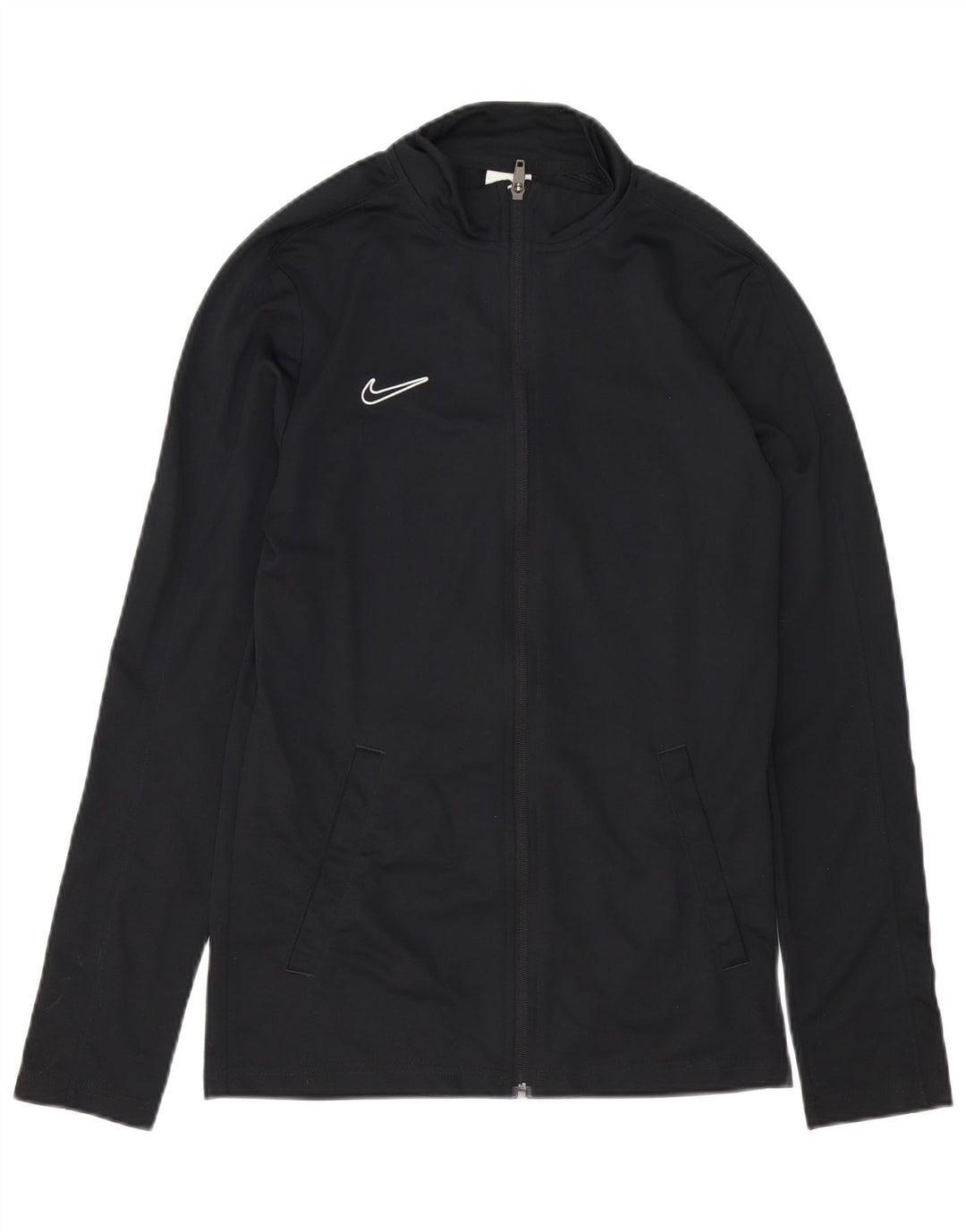 Nike Mens Dri Fit Slim Fit Tracksuit Top Jacket Small Black Polyester