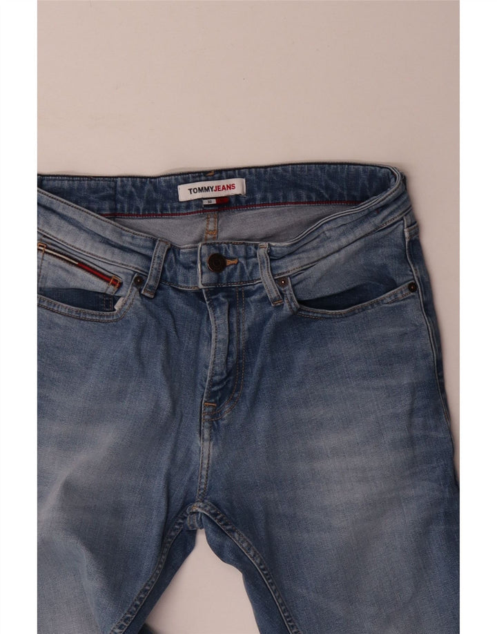 Tommy Hilfiger Mens Slim Jeans W30 L30 Blue Cotton