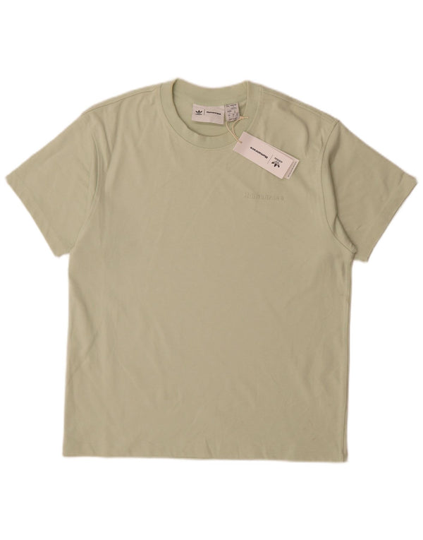 Adidas Mens Humanrace T-Shirt Top Small Green Cotton