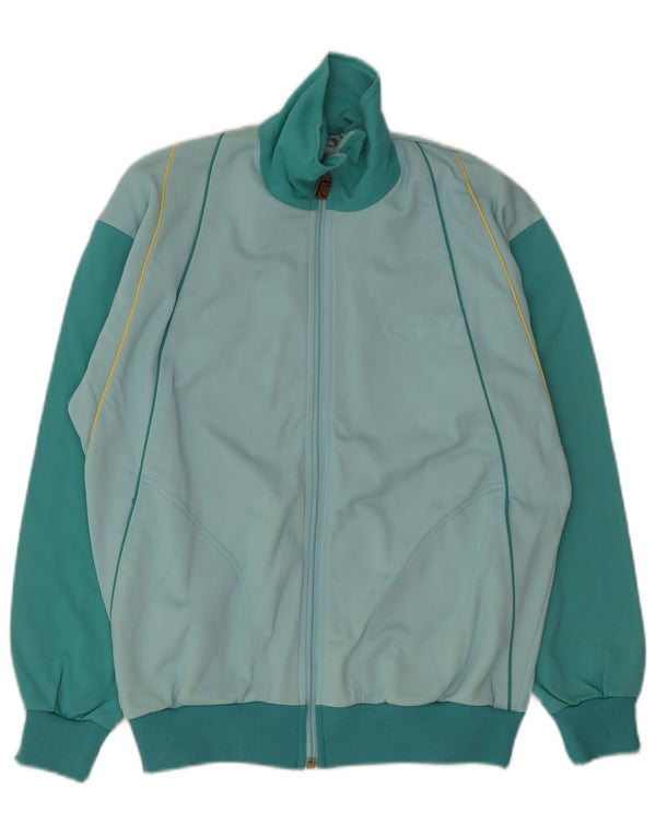 Campagnolo Mens Tracksuit Top Jacket IT 48 Medium Green Colourblock