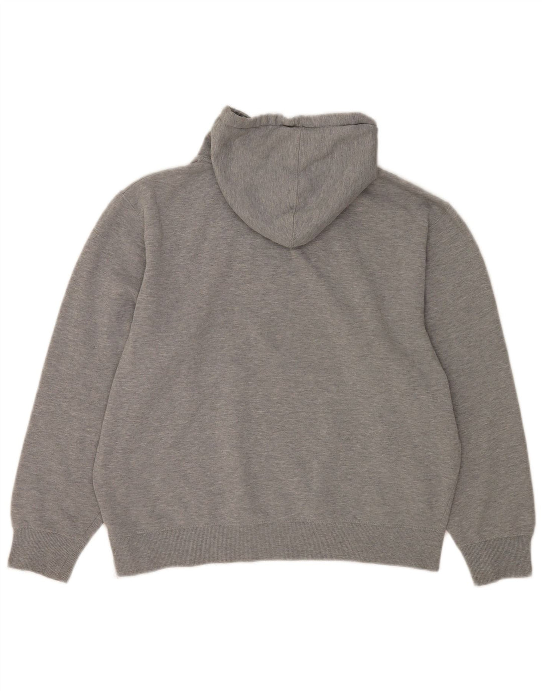 Fila Womens Oversized Hoodie Jumper UK 16 Large Grey Flecked