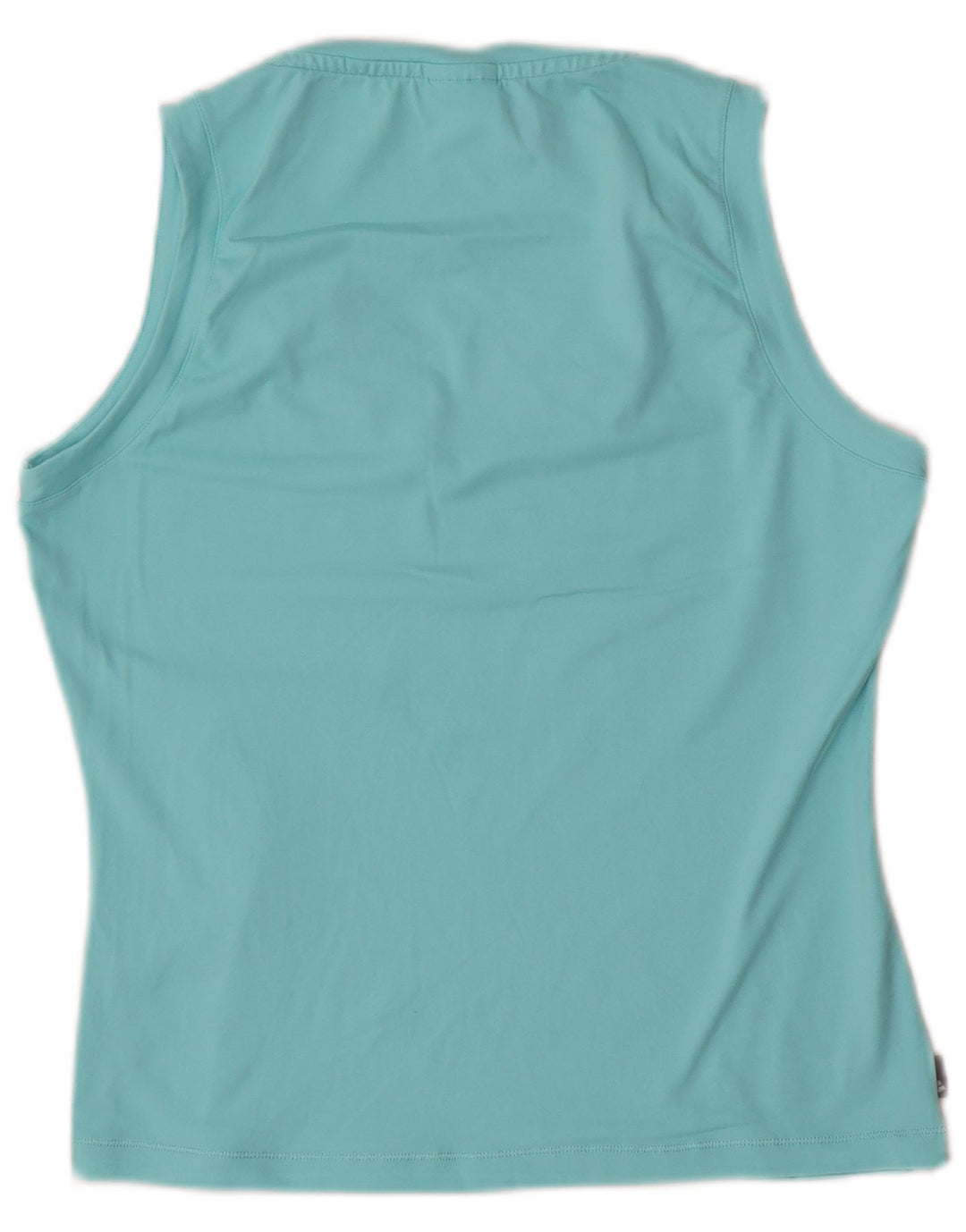 Adidas Womens Crop Vest Top UK 16 Large Turquoise