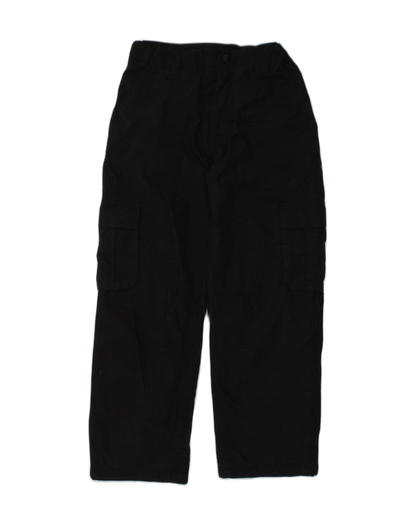 MOUNTAIN WAREHOUSE Boys Straight Cargo Trousers 7-8 Years W24 L22  Black | Vintage Mountain Warehouse | Thrift | Second-Hand Mountain Warehouse | Used Clothing | Messina Hembry 