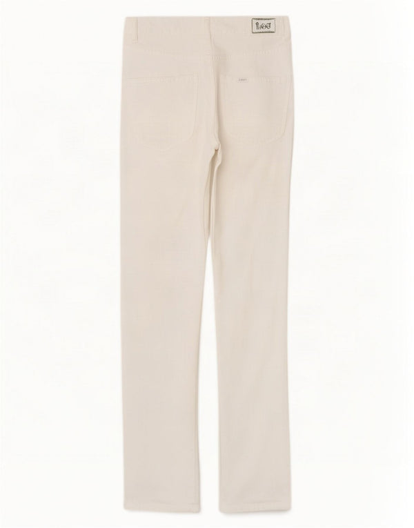 Lee Womens Norma Slim Jeans W24 L31 White Cotton