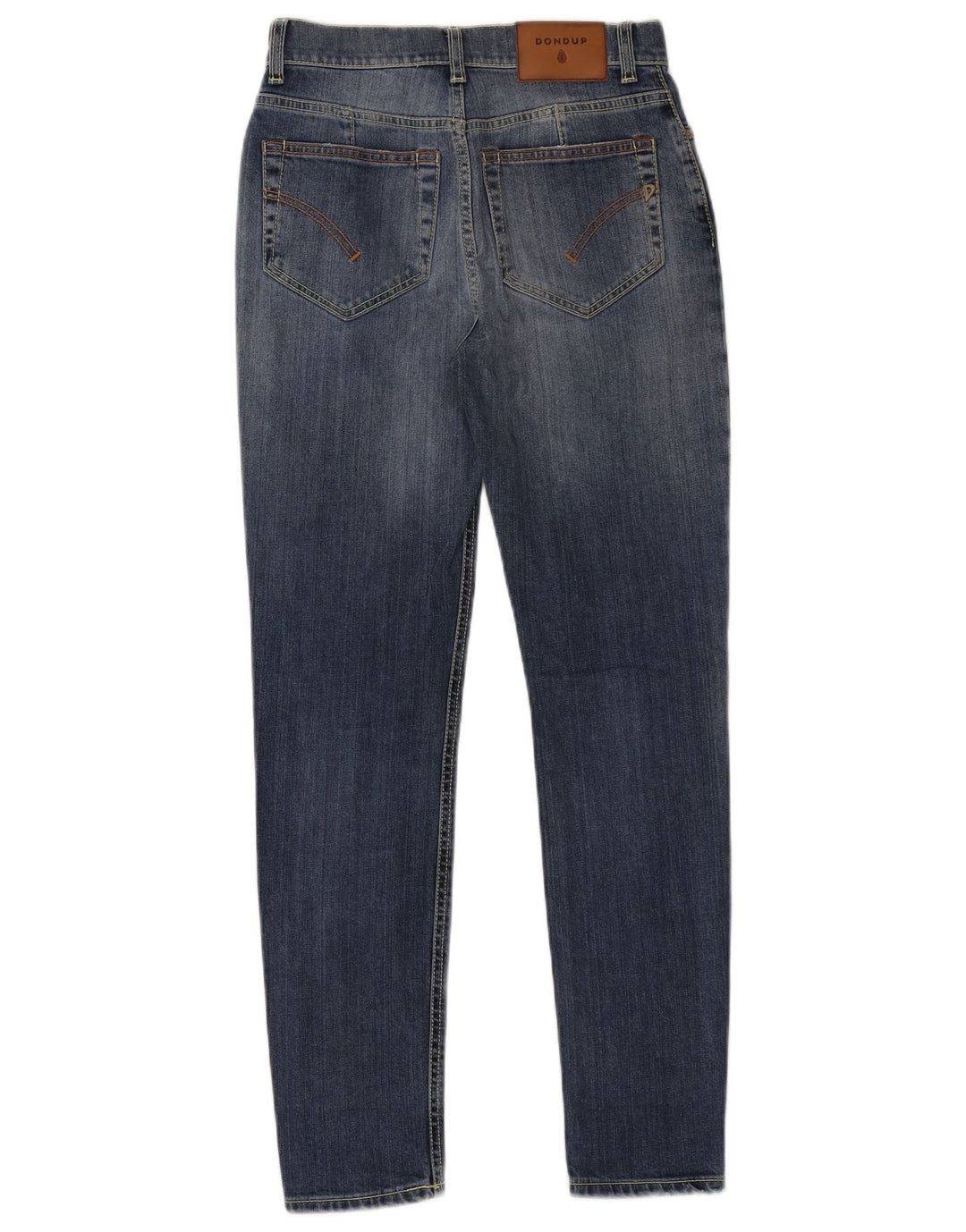 Dondup Womens Distressed Skinny Jeans  W27 L29 Blue Cotton