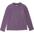 CHAMPION Girls Graphic Top Long Sleeve 7-8 Years Small Purple | Vintage Champion | Thrift | Second-Hand Champion | Used Clothing | Messina Hembry 