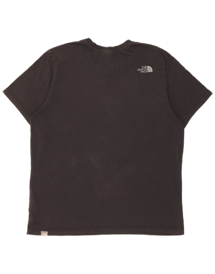 The North Face Mens T-Shirt Top Large Black Cotton