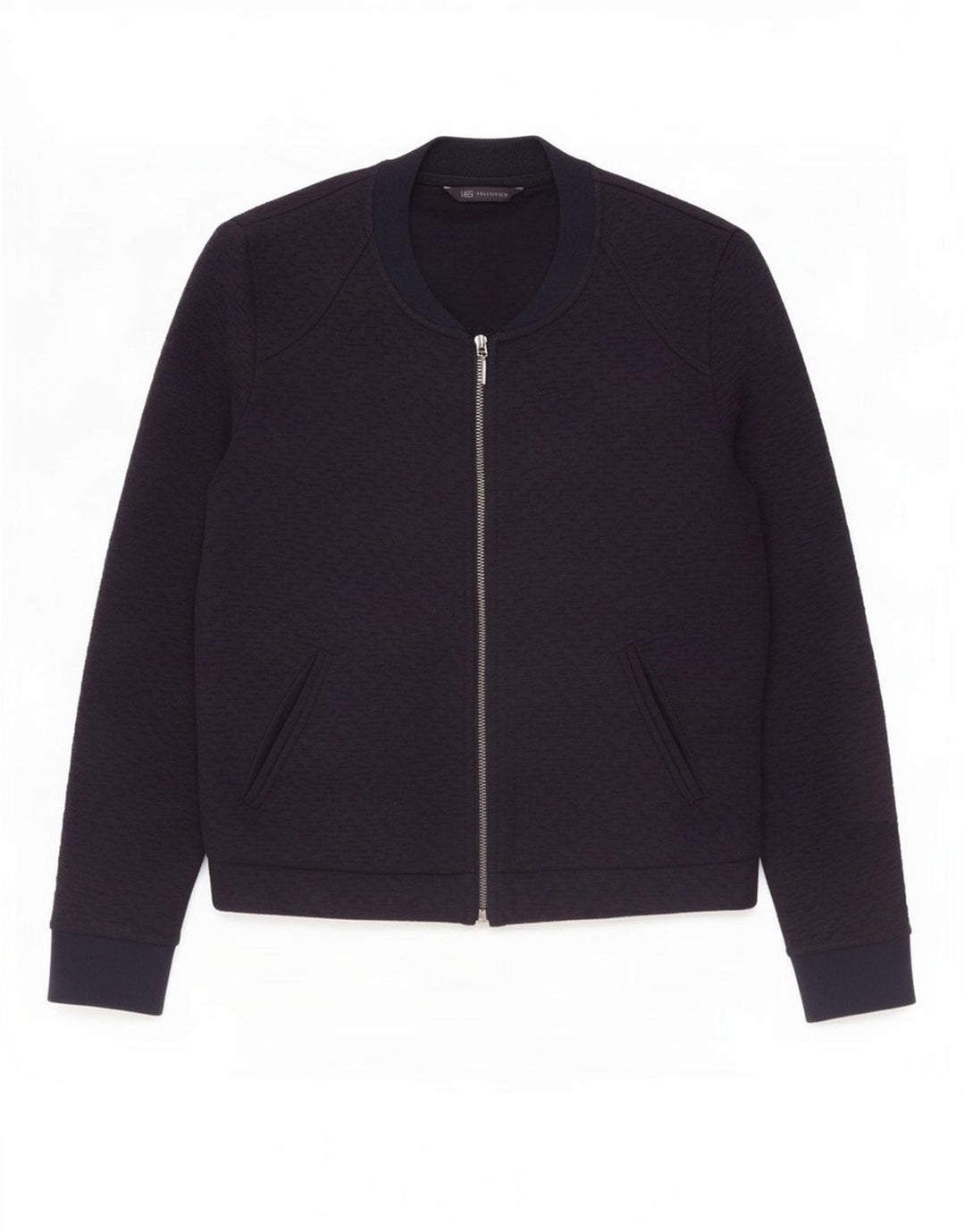 Marks & Spencer Womens Tracksuit Top Jacket UK 10 Small Navy Blue Polyester