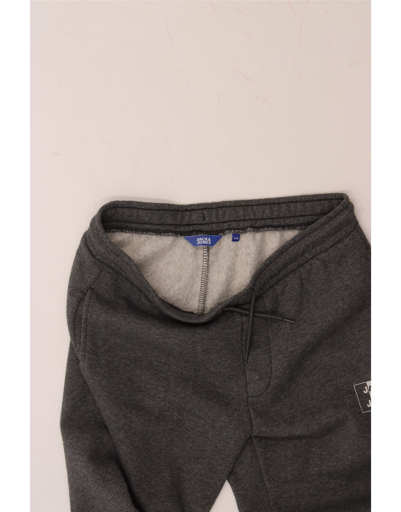 JACK & JONES Boys Tracksuit Trousers Joggers 15-16 Years Grey Polyester Vintage Jack & Jones and Second-Hand Jack & Jones from Messina Hembry 