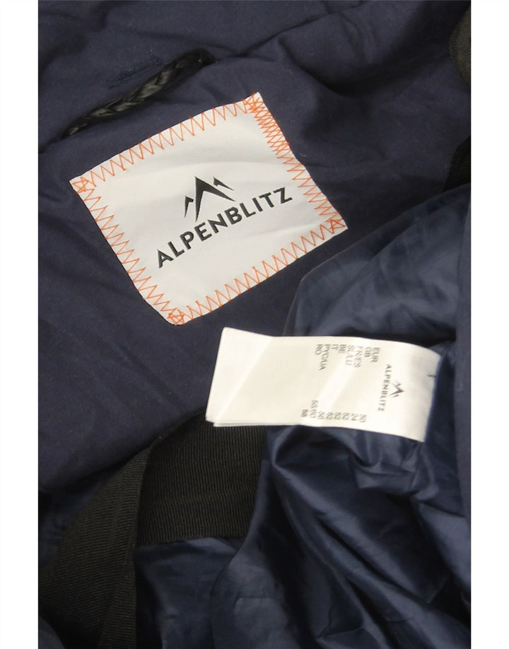 Alpenblitz Womens Hooded Padded Coat UK 24 4XL Navy Blue Polyester