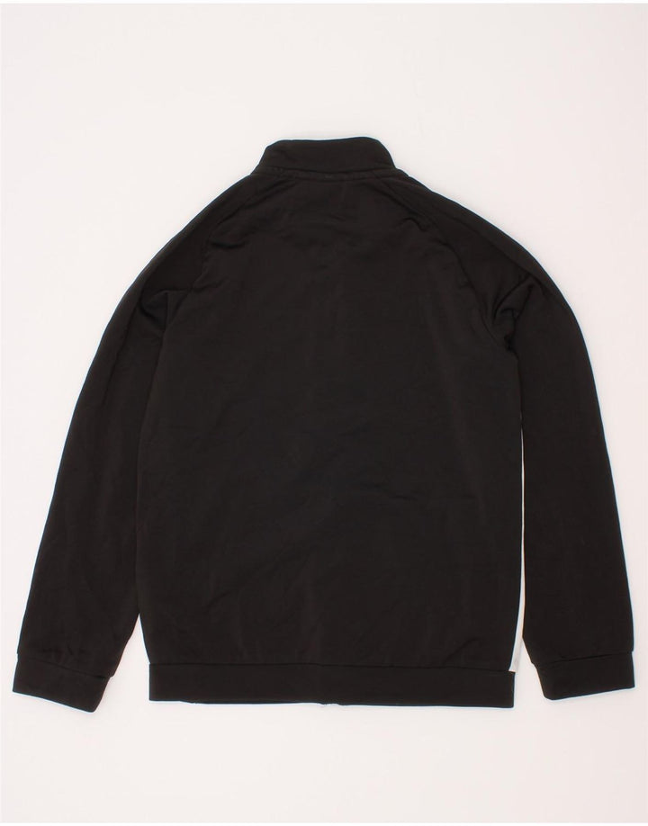 Puma Boys Graphic Tracksuit Top Jacket 7-8 Years Black Colourblock
