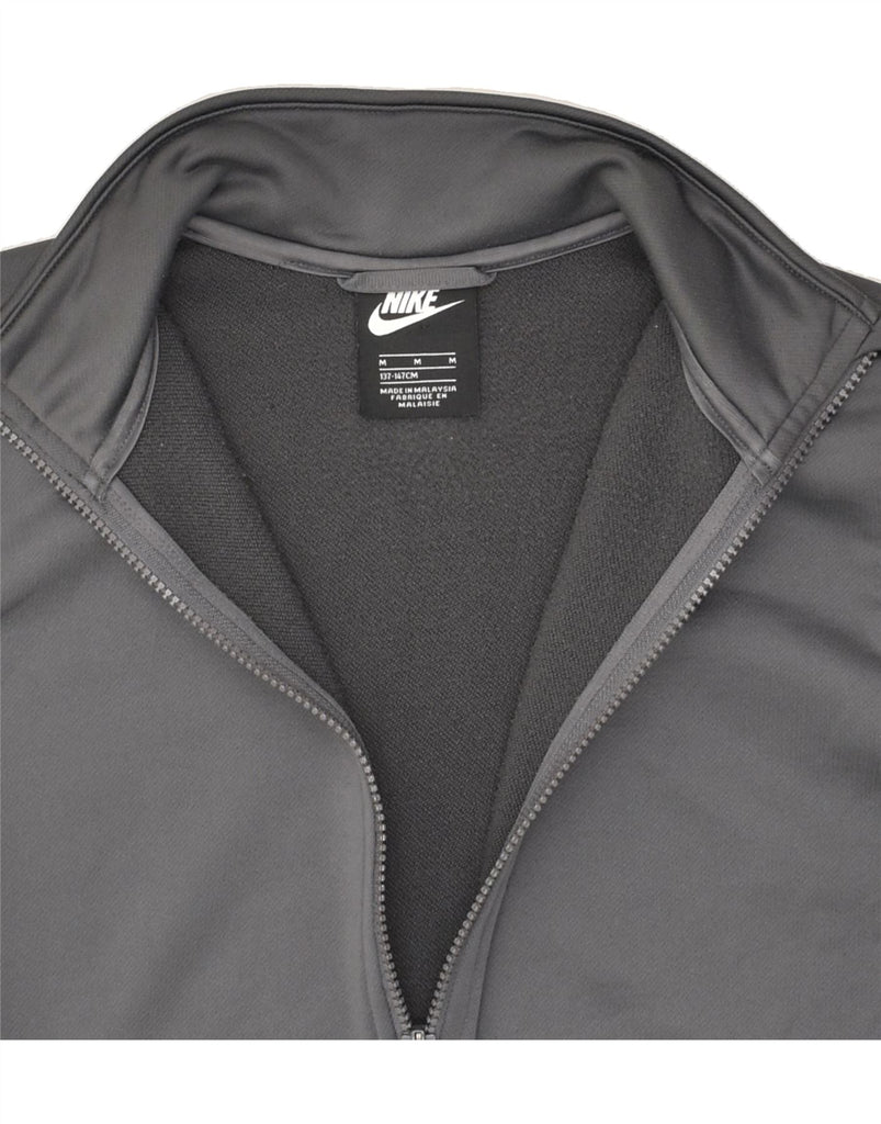 NIKE Boys Tracksuit Top Jacket 10-11 Years Medium  Grey Colourblock | Vintage Nike | Thrift | Second-Hand Nike | Used Clothing | Messina Hembry 