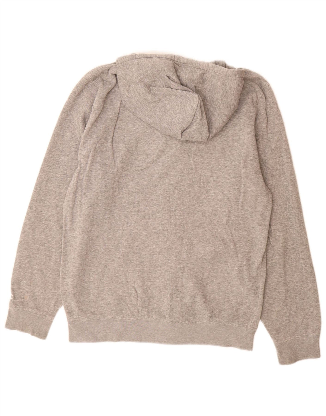 Champion Mens Graphic Zip Hoodie Sweater Large Grey Flecked