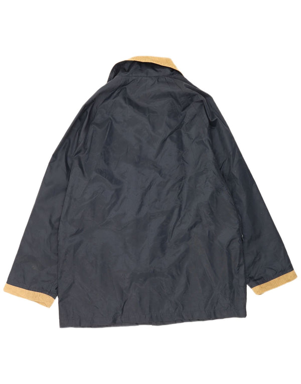 AMERICA Womens Oversized Duffle Coat UK 18 XL Navy Blue Polyamide