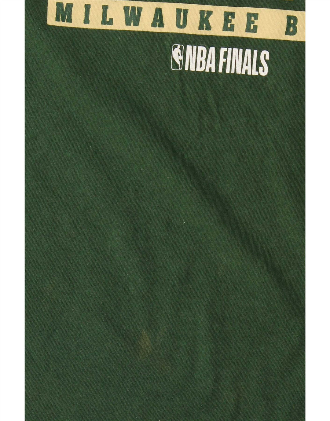NBA Mens Graphic T-Shirt Top XL Green Cotton