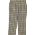 J. CREW Womens Kate Straight Chino Trousers US 6 Medium W30 L26 Grey Check Vintage J. Crew and Second-Hand J. Crew from Messina Hembry 