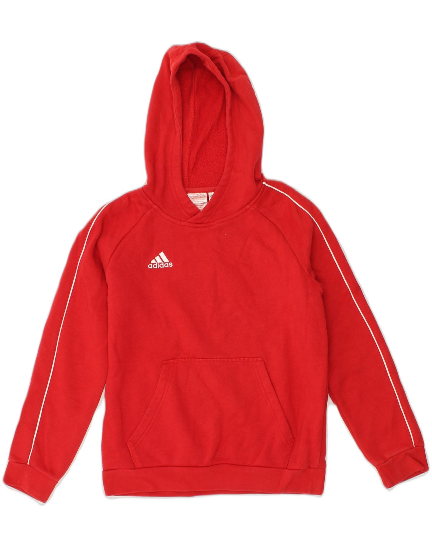 Girls red adidas hoodie deals