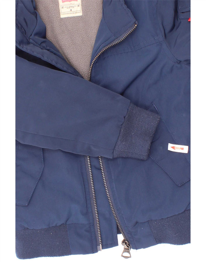 Levi's Boys Bomber Jacket 3-4 Years Navy Blue Polyester