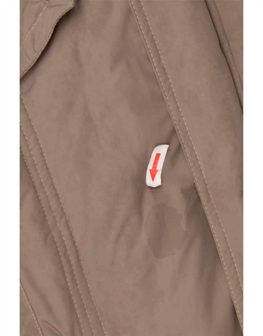 Kappa Mens Hooded Padded Jacket UK 42 XL Beige Polyester