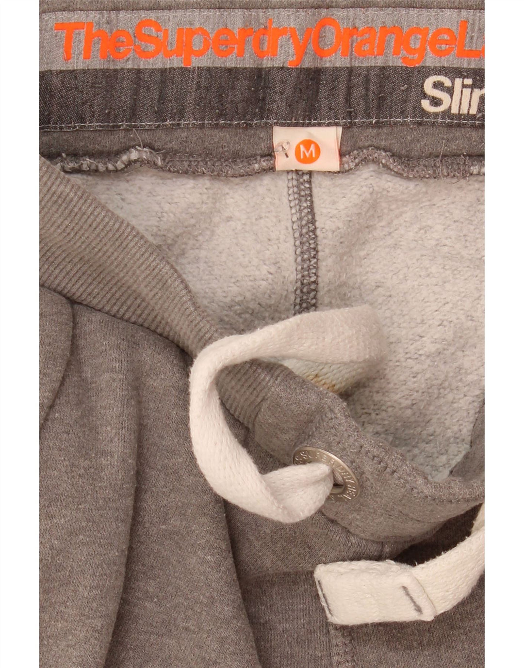 Superdry Womens Tracksuit Trousers Joggers UK 14 Medium Grey Flecked
