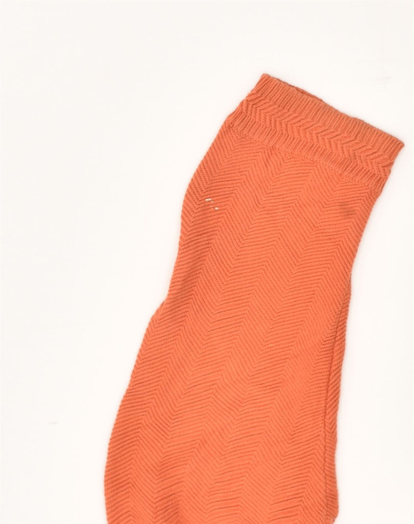 CHAPS Mens Crew Neck Jumper Sweater Large Orange Cotton | Vintage Chaps | Thrift | Second-Hand Chaps | Used Clothing | Messina Hembry 