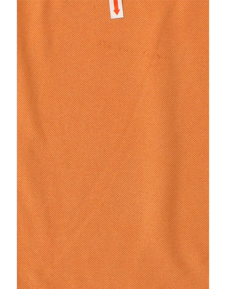 MARLBORO CLASSICS Mens Polo Shirt XL Orange Cotton