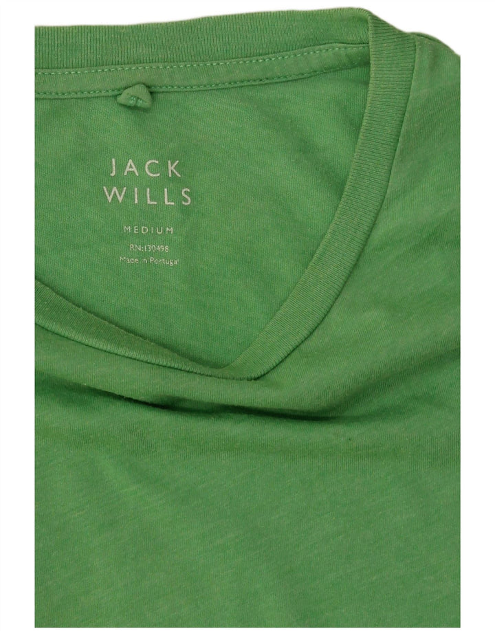 Jack Wills Mens T-Shirt Top Medium Green Cotton